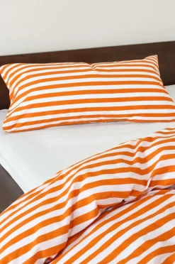 Örngott|Jotex KAYO örngott 90x50 Cm Orange/vit