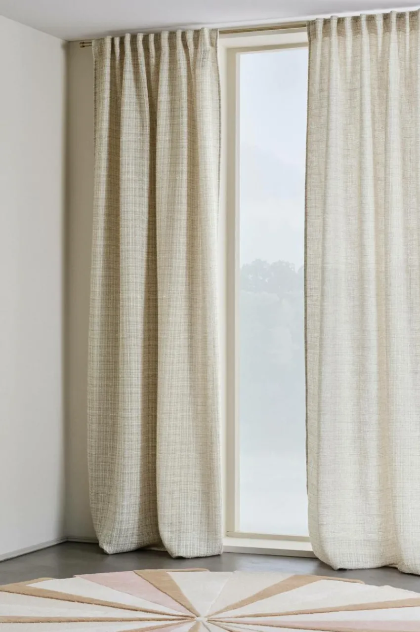 Multifunktionsgardiner|Jotex KIM Multifunktionsgardin 2-pack Beige