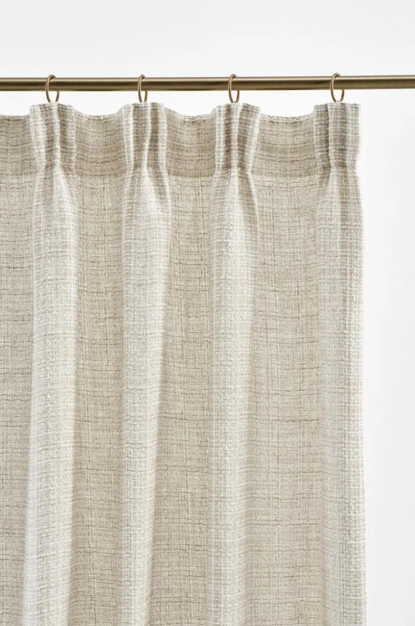 Multifunktionsgardiner|Jotex KIM Multifunktionsgardin 2-pack Beige