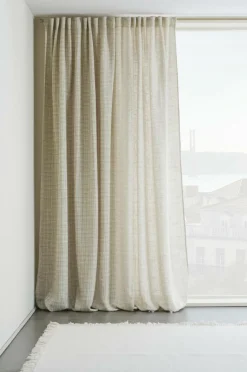 Multifunktionsgardiner|Jotex KIM Multifunktionsgardin 1 Längd - Extra Bred Beige