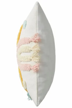 Barnkuddar|Jotex KINSEY Kuddfodral 45x45 Cm - Ekologisk Vit/multi