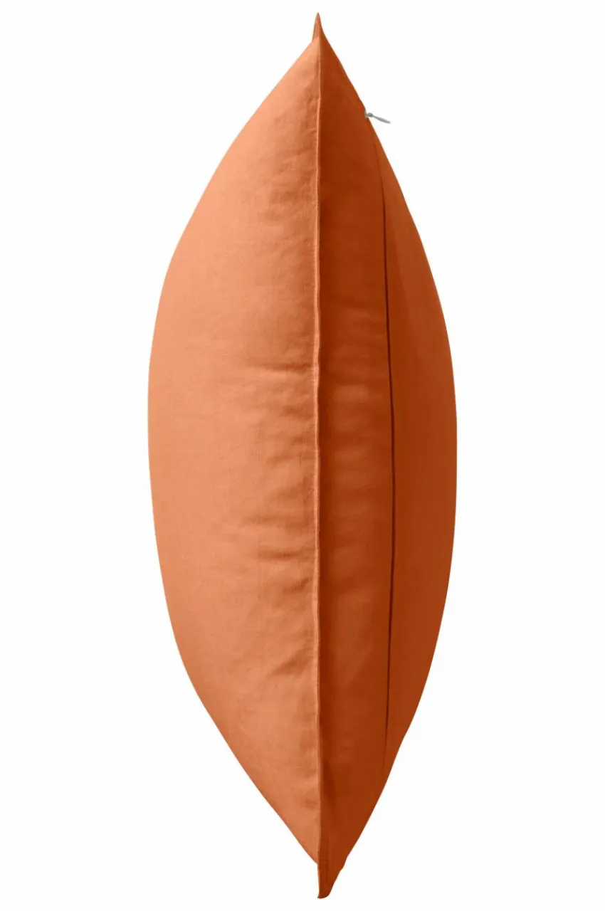 Prydnadskuddar & Fodral|Jotex KIT Kuddfodral I Linne 60x60 Cm Rost orange