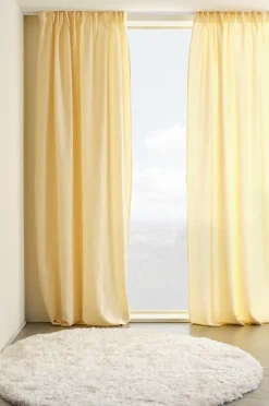 Linnegardiner|Multifunktionsgardiner|Jotex KIT Linnegardin 2-pack Mangogul