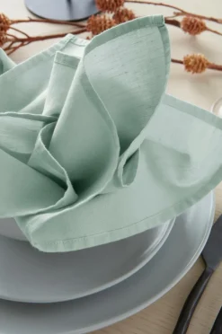 Servetter|Jotex KIT Linneservett 4-pack Ljus dimgrön