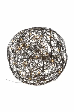 Julbelysning|Jotex Klot TRASSEL 37,5 Cm Svart