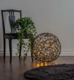 Julbelysning|Jotex Klot TRASSEL 50 Cm Svart