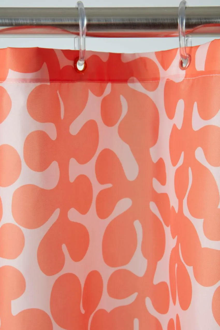 Duschdraperier|Jotex KNOTA Duschdraperi Orange/persika
