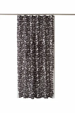 Duschdraperier|Jotex KNOTA Duschdraperi Svart/benvit