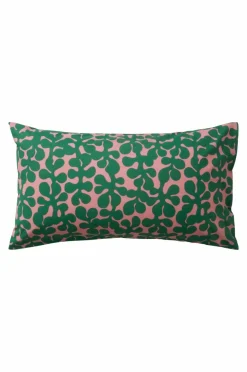 Örngott|Jotex KNOTA 90x50 Cm Ekologisk örngott Rosa/grön
