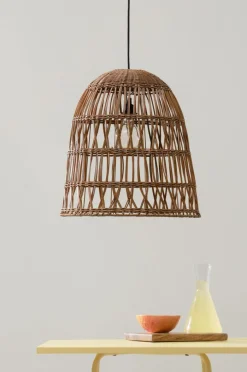 Utebelysning|Utebelysning|Jotex KNUTE Lampskärm ø 48 Cm Brun