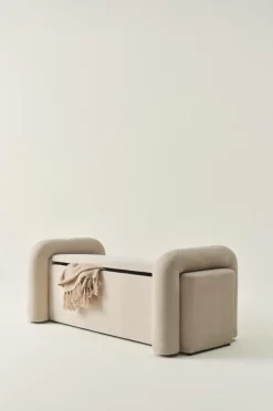 Bänkar|Jotex KOMORO Bänk Med Förvaring 150 Cm Beige