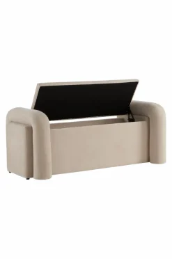 Bänkar|Jotex KOMORO Bänk Med Förvaring 150 Cm Beige