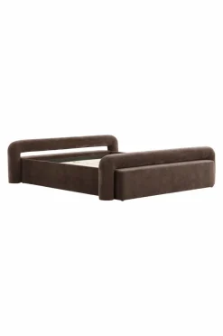 Sängramar|Jotex KOMORO Sängram 160 Cm Varm gråbrun