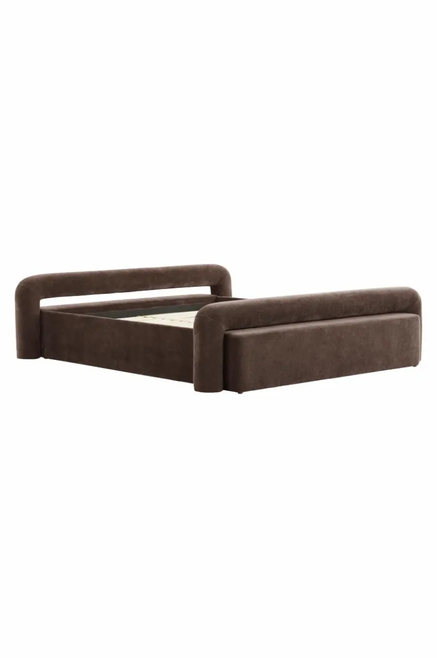 Sängramar|Jotex KOMORO Sängram 160 Cm Varm gråbrun