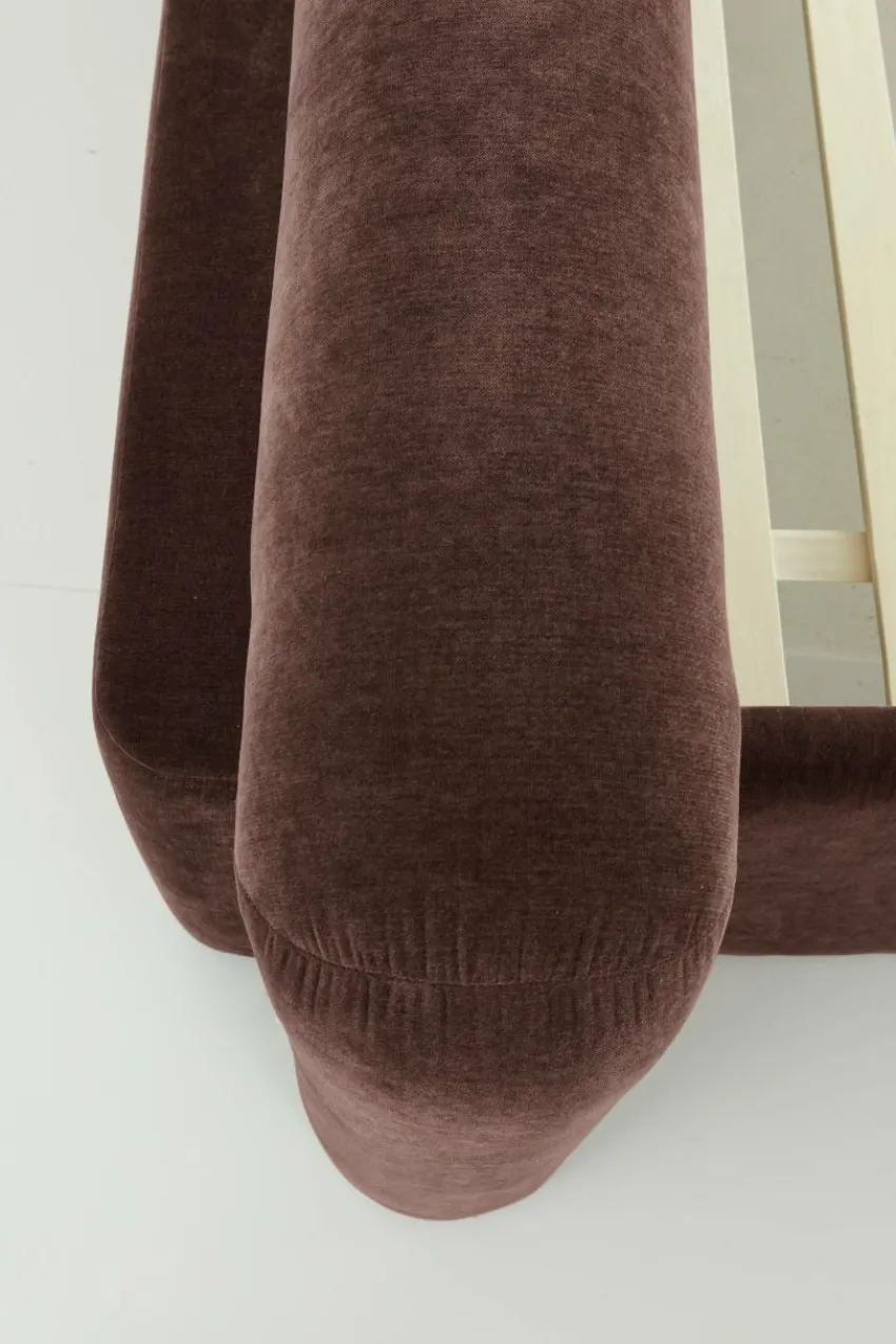 Sängramar|Jotex KOMORO Sängram 160 Cm Varm gråbrun