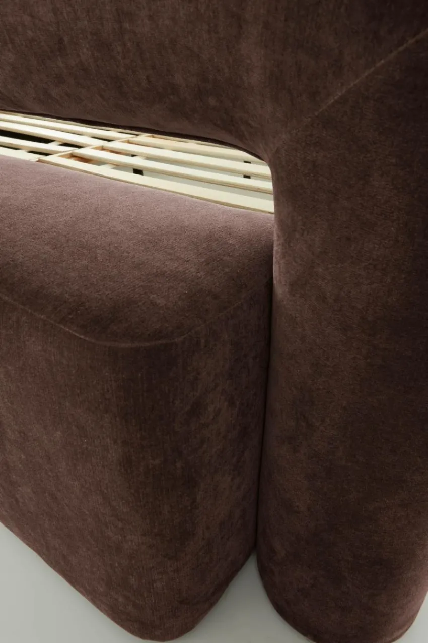 Sängramar|Jotex KOMORO Sängram 160 Cm Varm gråbrun