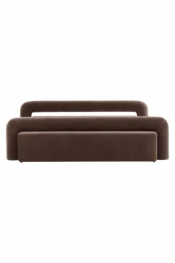Sängramar|Jotex KOMORO Sängram 160 Cm Varm gråbrun