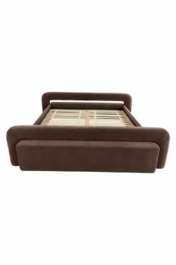 Sängramar|Jotex KOMORO Sängram 160 Cm Varm gråbrun