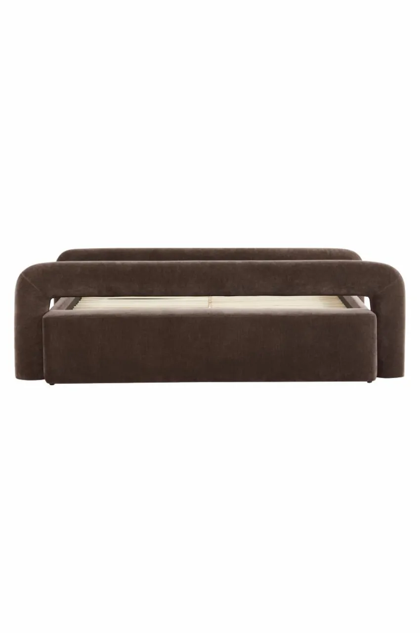 Sängramar|Jotex KOMORO Sängram 160 Cm Varm gråbrun