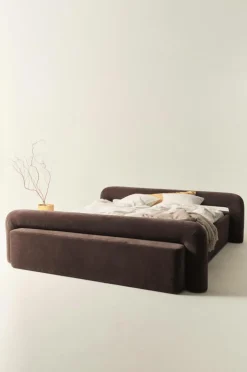 Sängramar|Jotex KOMORO Sängram 180 Cm Varm gråbrun