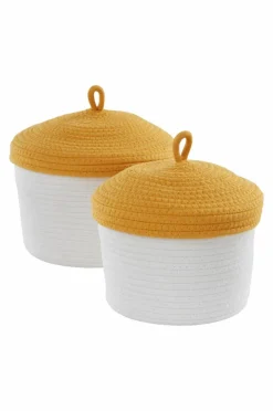 Förvaring|Jotex Korgset 2-pack Gul/vit