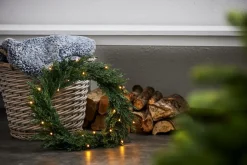 Julbelysning|Jotex Krans Thuja 40cm Grön