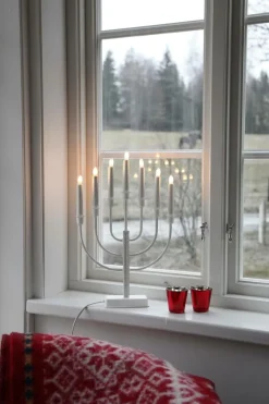 Julbelysning|Jotex KRISTINA Elljusstake Vit
