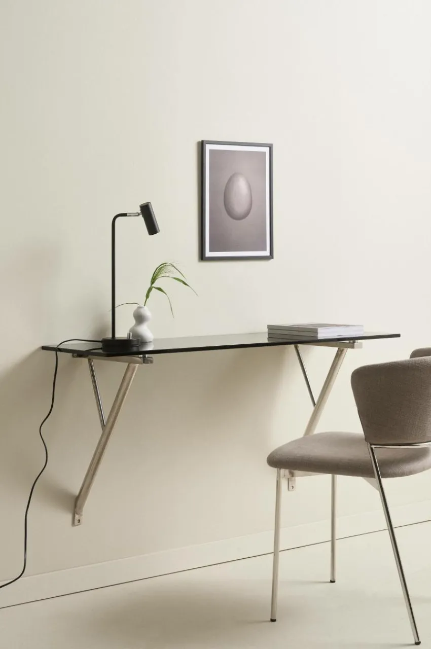 Skrivbord|Bord|Jotex KULLABERG Skrivbord 40x120 Cm Krom/glas