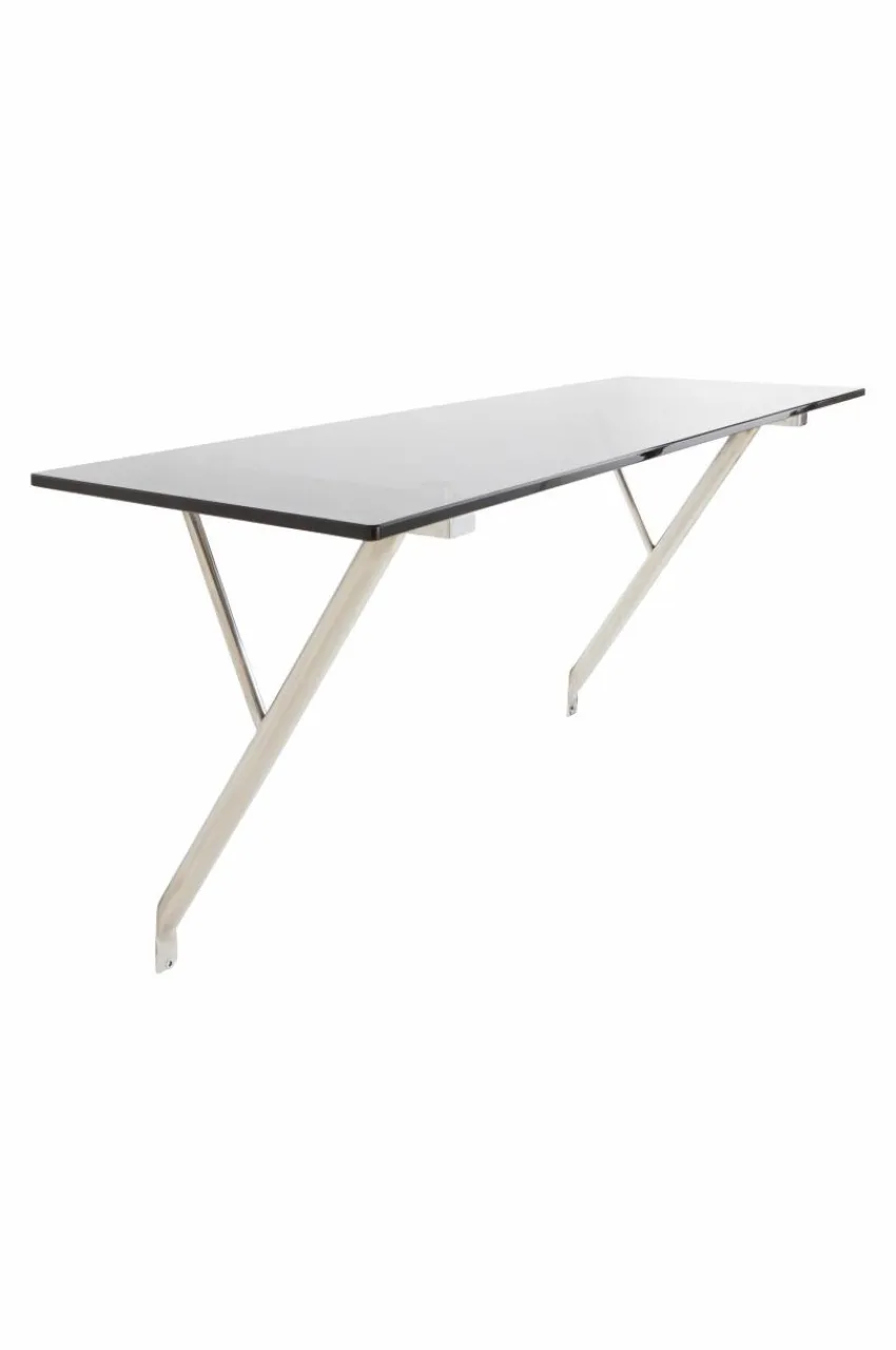 Skrivbord|Bord|Jotex KULLABERG Skrivbord 40x120 Cm Krom/glas