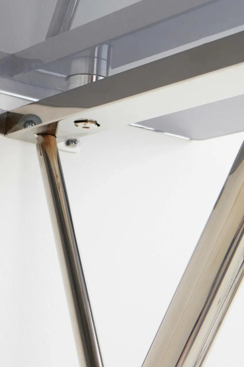 Skrivbord|Bord|Jotex KULLABERG Skrivbord 40x120 Cm Krom/glas