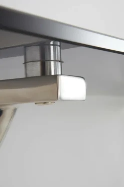 Skrivbord|Bord|Jotex KULLABERG Skrivbord 40x120 Cm Krom/glas