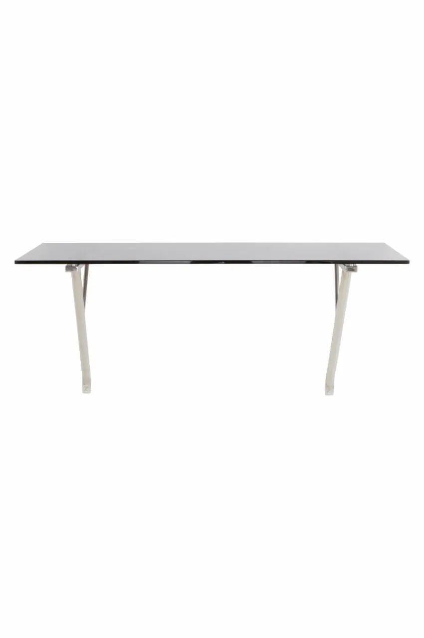 Skrivbord|Bord|Jotex KULLABERG Skrivbord 40x120 Cm Krom/glas