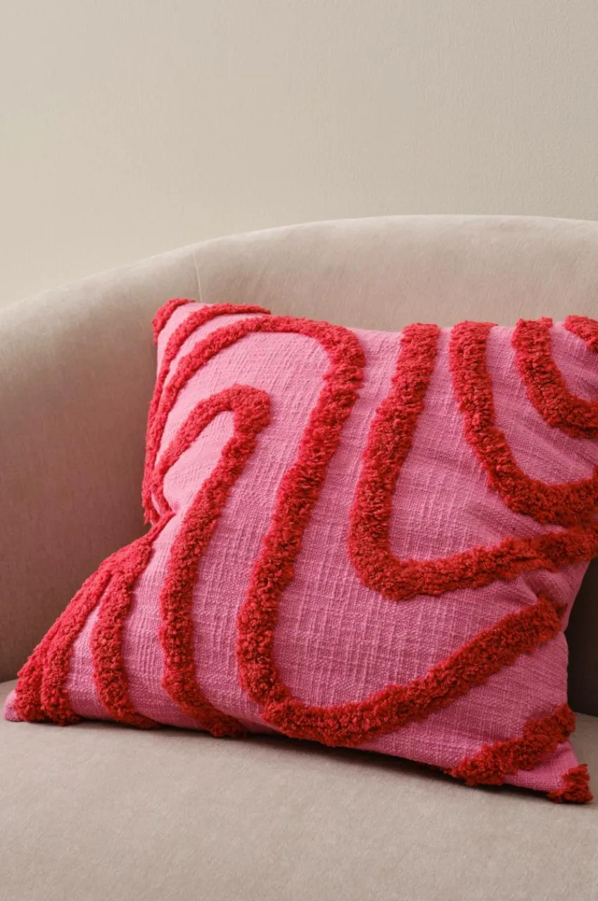 Prydnadskuddar & Fodral|Jotex KYLA Kuddfodral 50x50 Cm Röd/rosa