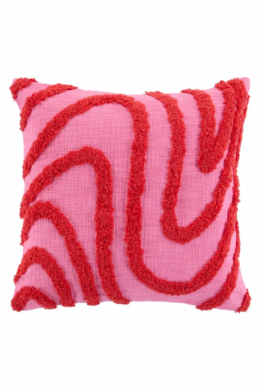 Prydnadskuddar & Fodral|Jotex KYLA Kuddfodral 50x50 Cm Röd/rosa