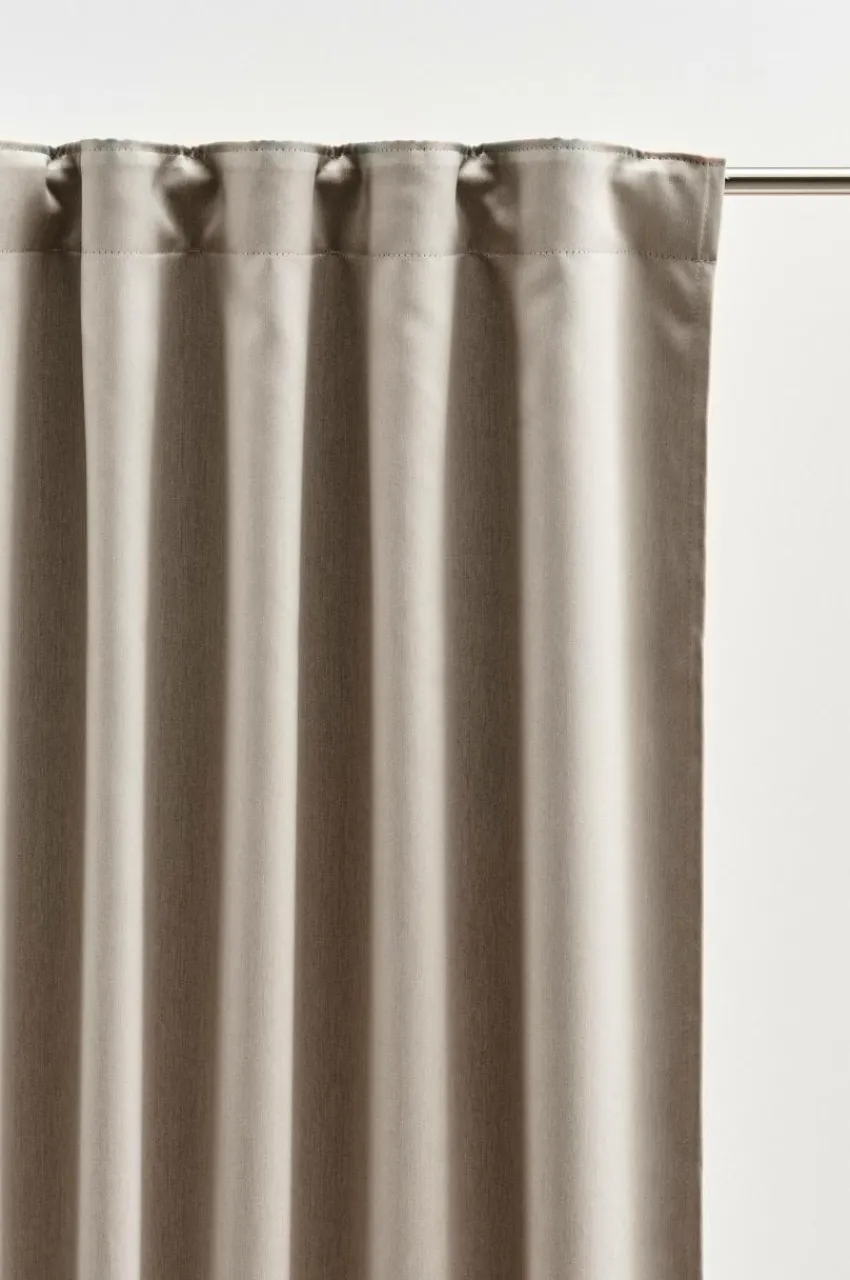 Mörkläggningsgardiner|Jotex KYLIE Mörkläggningsgardin 1 Längd - Extra Bred Beige