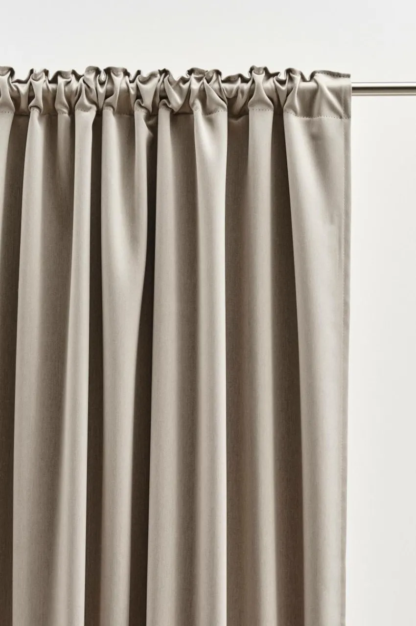 Mörkläggningsgardiner|Jotex KYLIE Mörkläggningsgardin 1 Längd - Extra Bred Beige