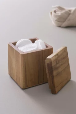 Badrumstillbehör|Jotex KYOKO Burk Med Lock Natur
