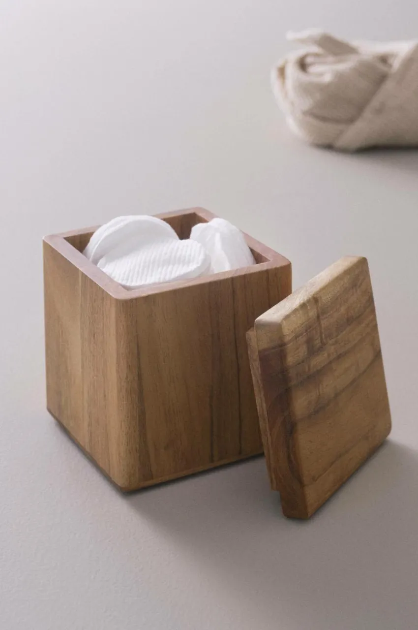Badrumstillbehör|Jotex KYOKO Burk Med Lock Natur