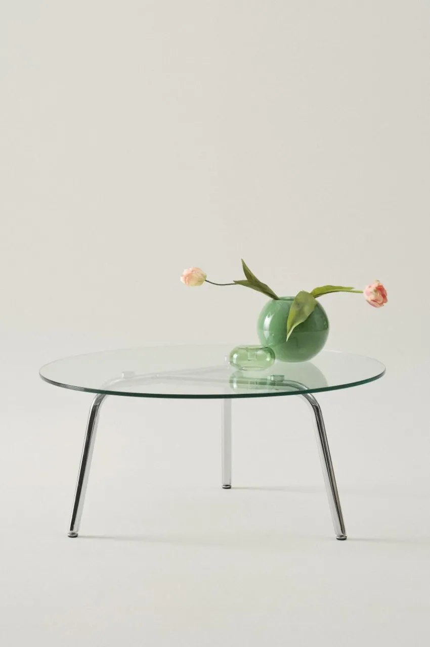Bord|Jotex KYVIK Soffbord ø 90 Cm Krom