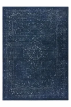 Slätvävda Mattor|Jotex LADIK Slätvävd Matta 250x350 Cm Mörkblå