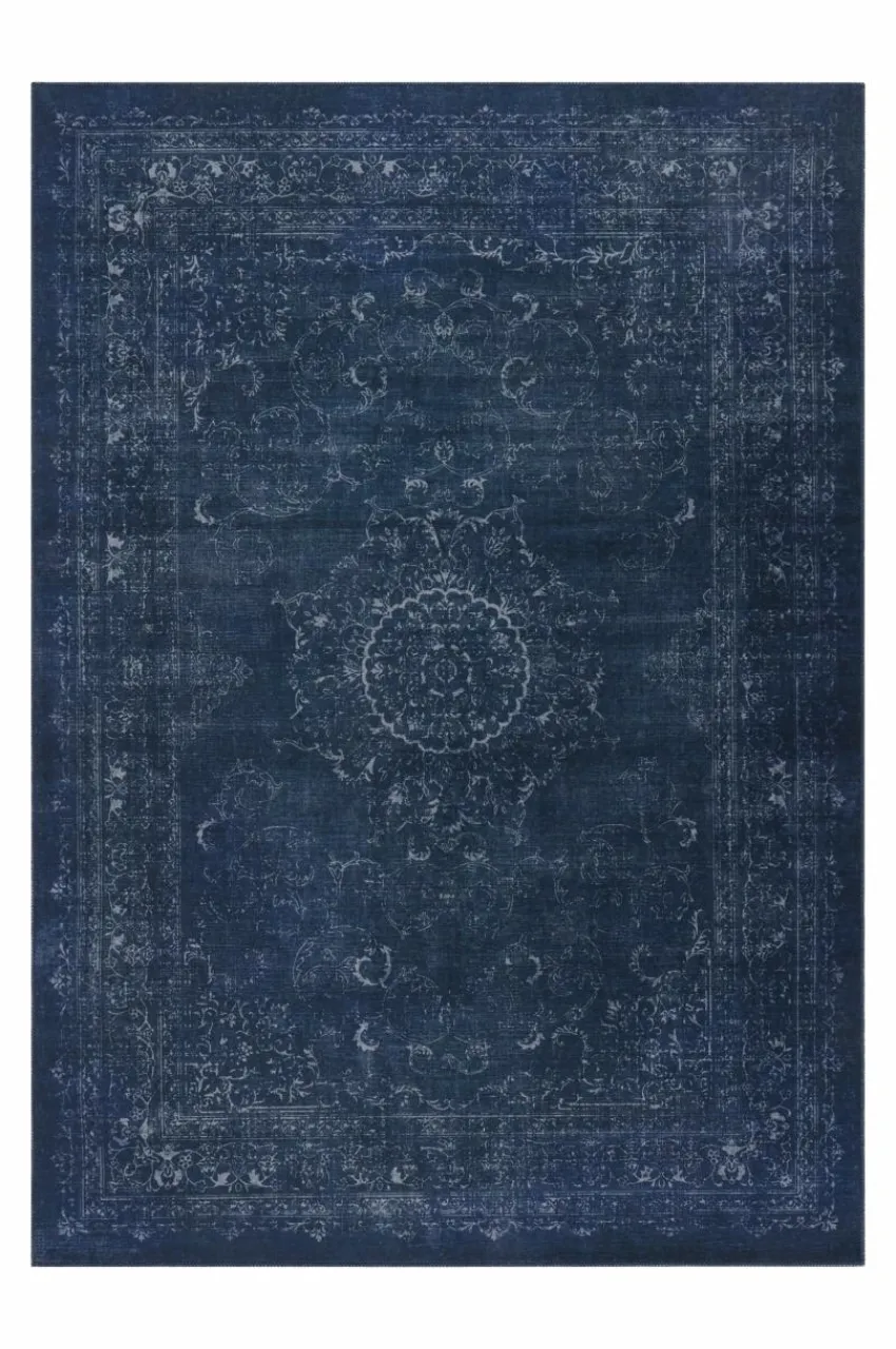Slätvävda Mattor|Jotex LADIK Slätvävd Matta 250x350 Cm Mörkblå
