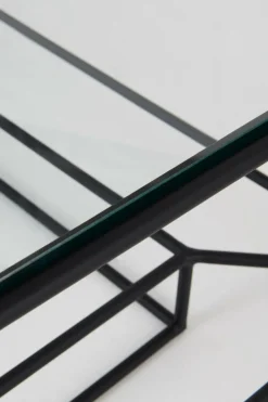 Bord|Jotex LAKELAND Soffbord 102x102 Cm Glas/svart