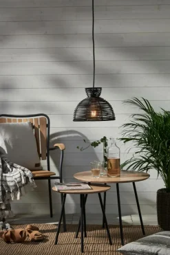 Utebelysning|Utebelysning|Jotex Lampskärm Runde 20 Cm Svart