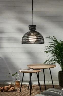 Utebelysning|Utebelysning|Jotex Lampskärm Runde 29,5 Cm Svart