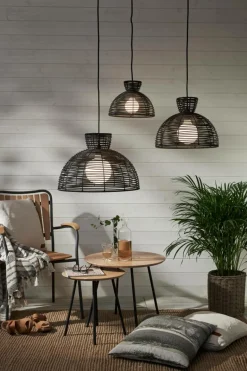 Utebelysning|Utebelysning|Jotex Lampskärm Runde 32 Cm Svart