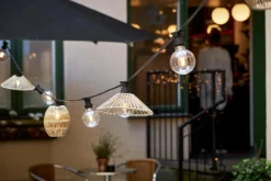 Utebelysning|Utebelysning|Jotex Lampskärm Vide 25 Cm Beige