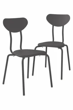 Utestolar & Utepallar|Utemöbler|Jotex LANNION Utestol 2-pack Svart