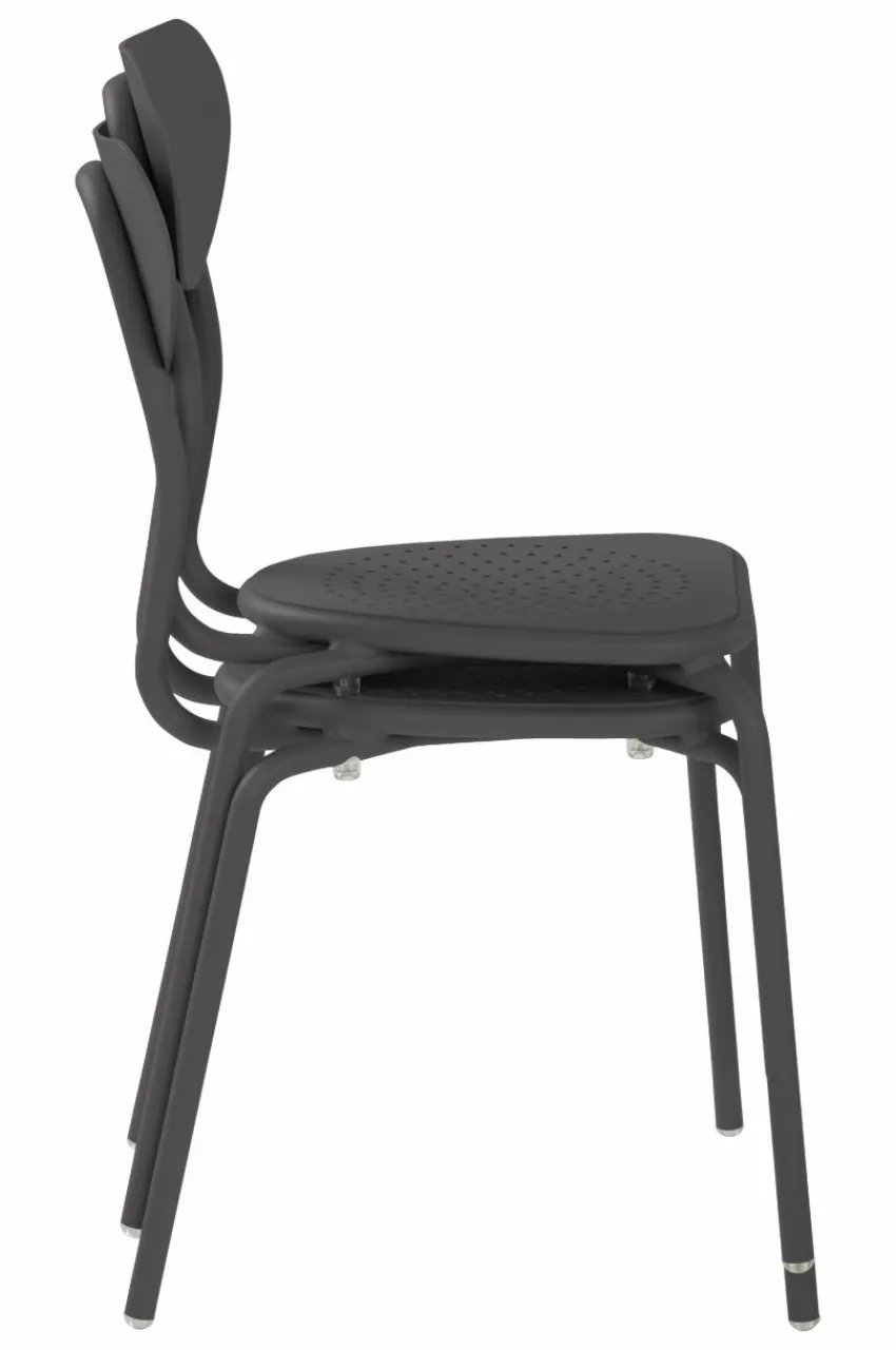 Utestolar & Utepallar|Utemöbler|Jotex LANNION Utestol 2-pack Svart