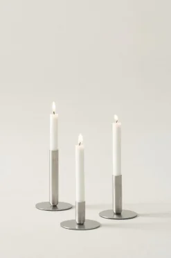 Ljusstakar|Jotex LAURANTS Ljusstake 3-pack Silver