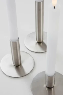 Ljusstakar|Jotex LAURANTS Ljusstake 3-pack Silver